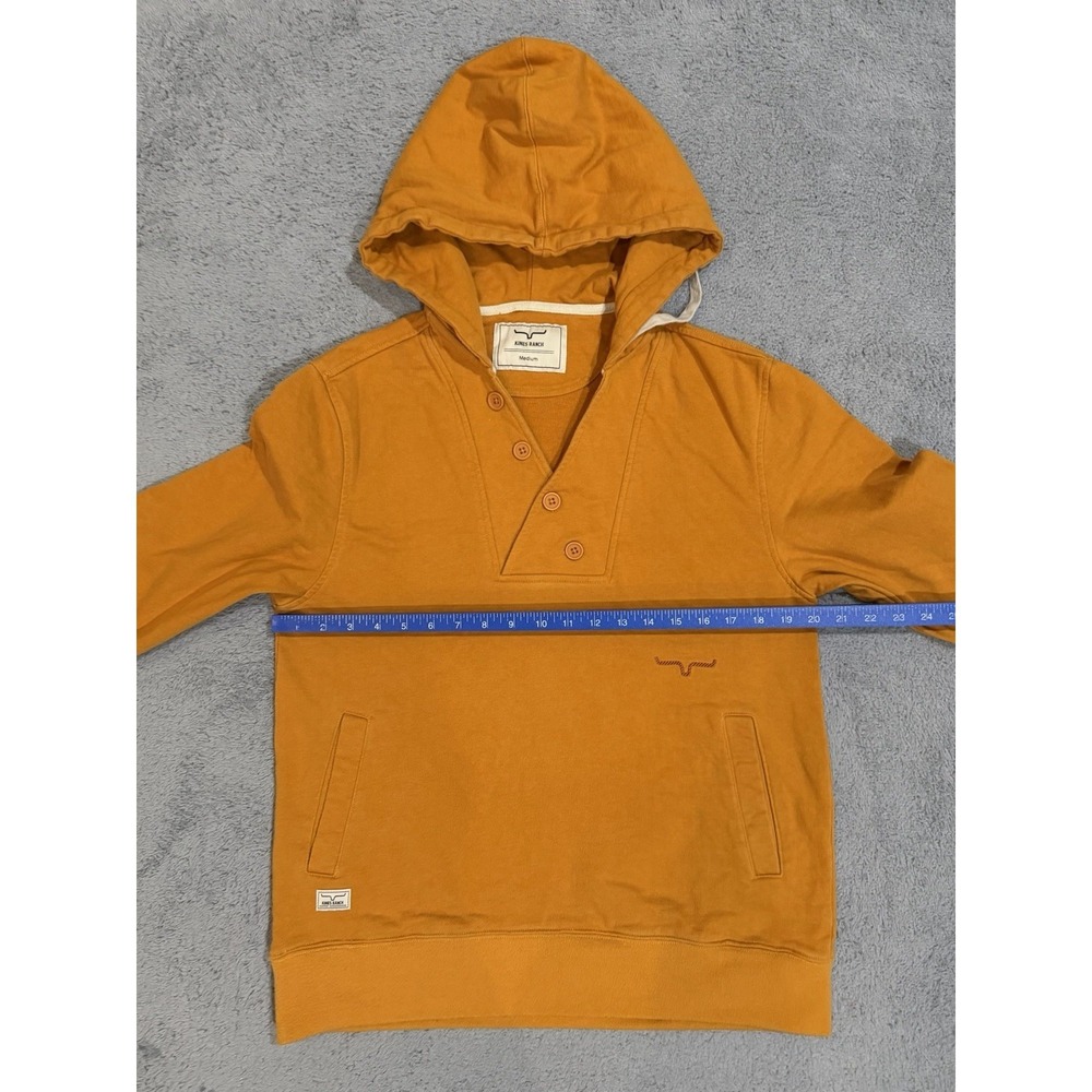 Kimes Ranch Hoodie Women's M Orange Long Sleeve Pullover Hoodie Sweatshirt - Picture 3 of 11